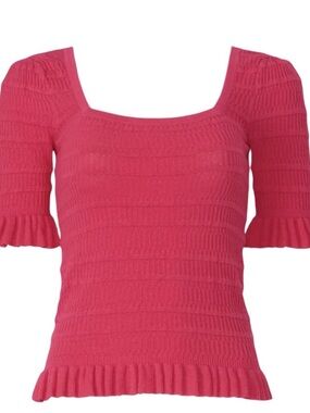 Adam Lippes Pink Blouse